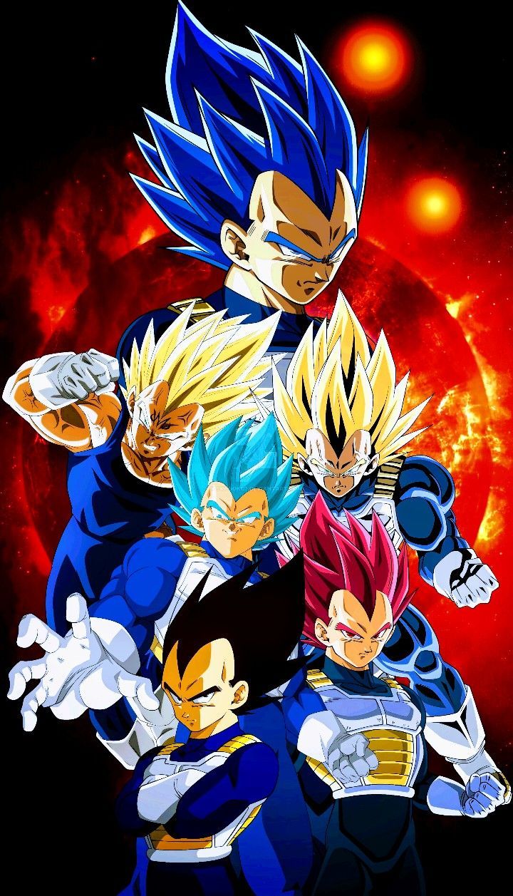 Vegeta All Forms Wallpapers