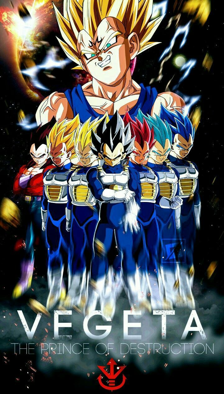 Vegeta All Forms Wallpapers