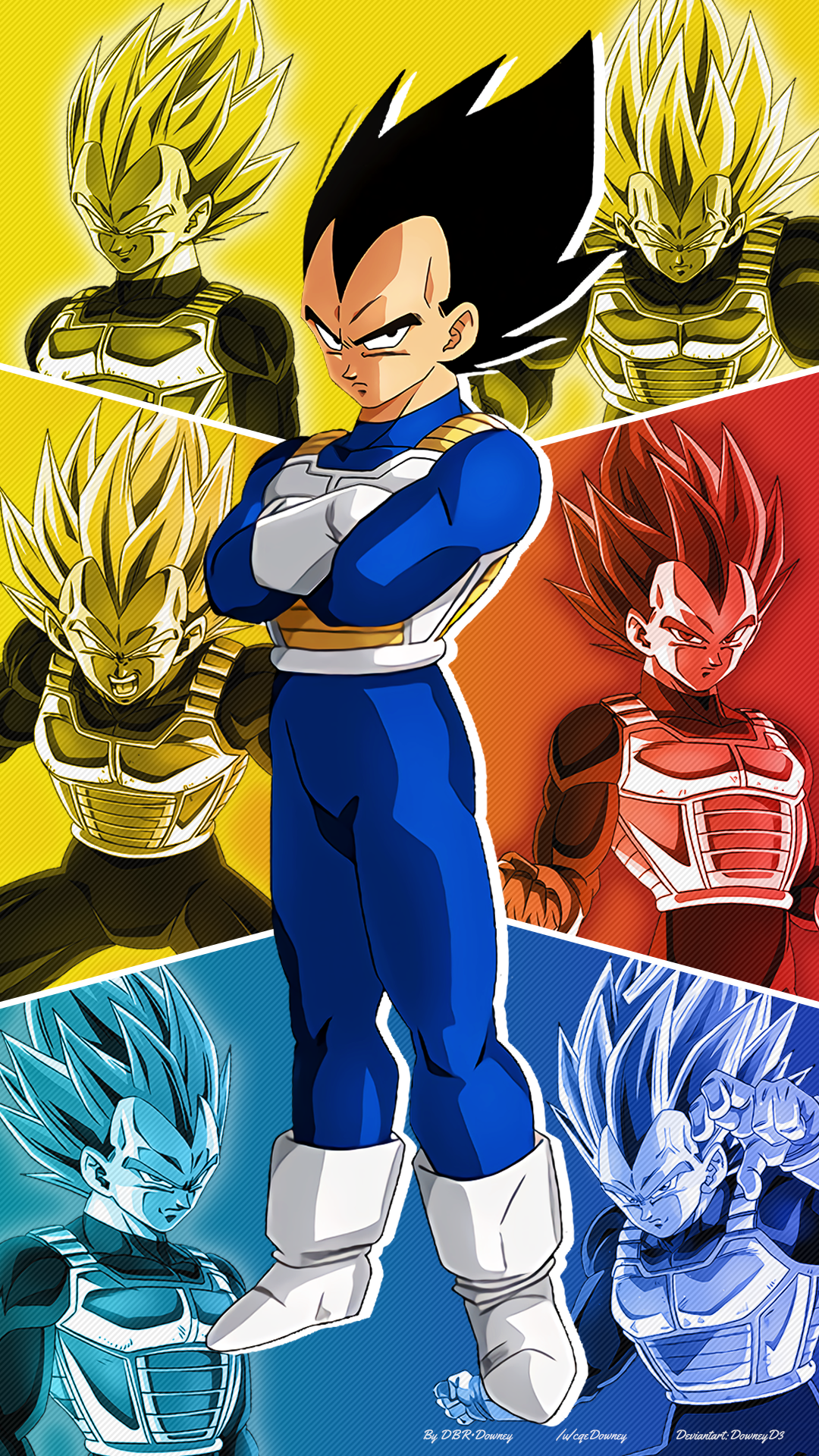 Vegeta All Forms Wallpapers