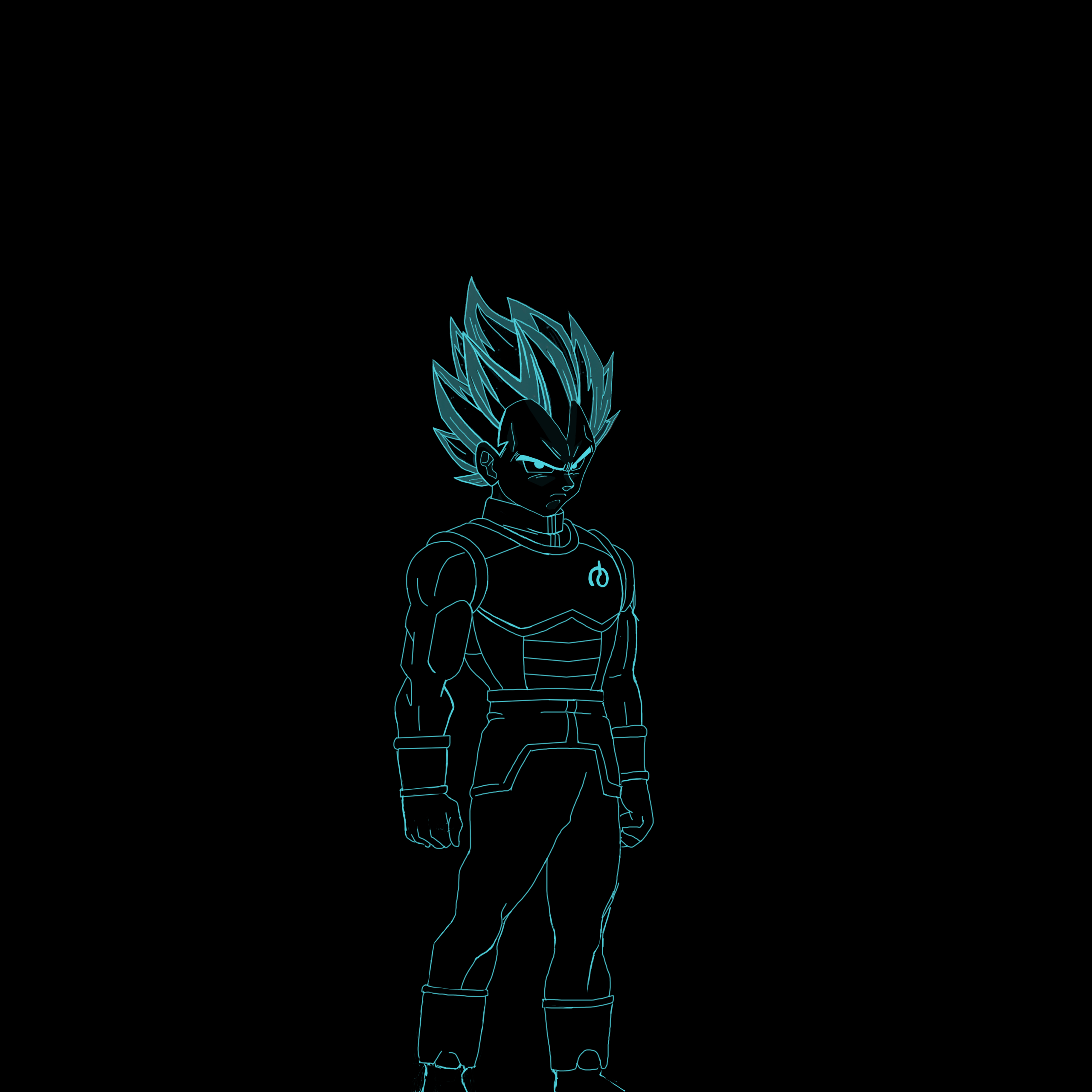 Vegeta Black And White Wallpapers