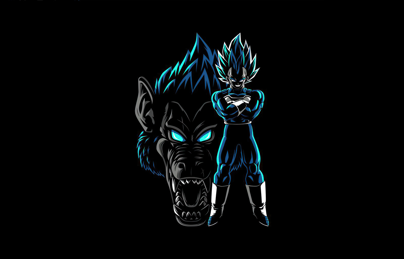 Vegeta Black And White Wallpapers