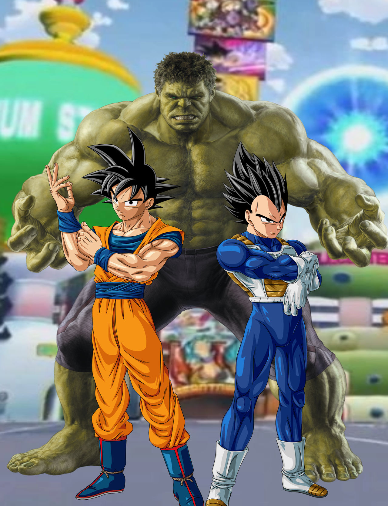 Vegeta Vs Hulk Wallpapers