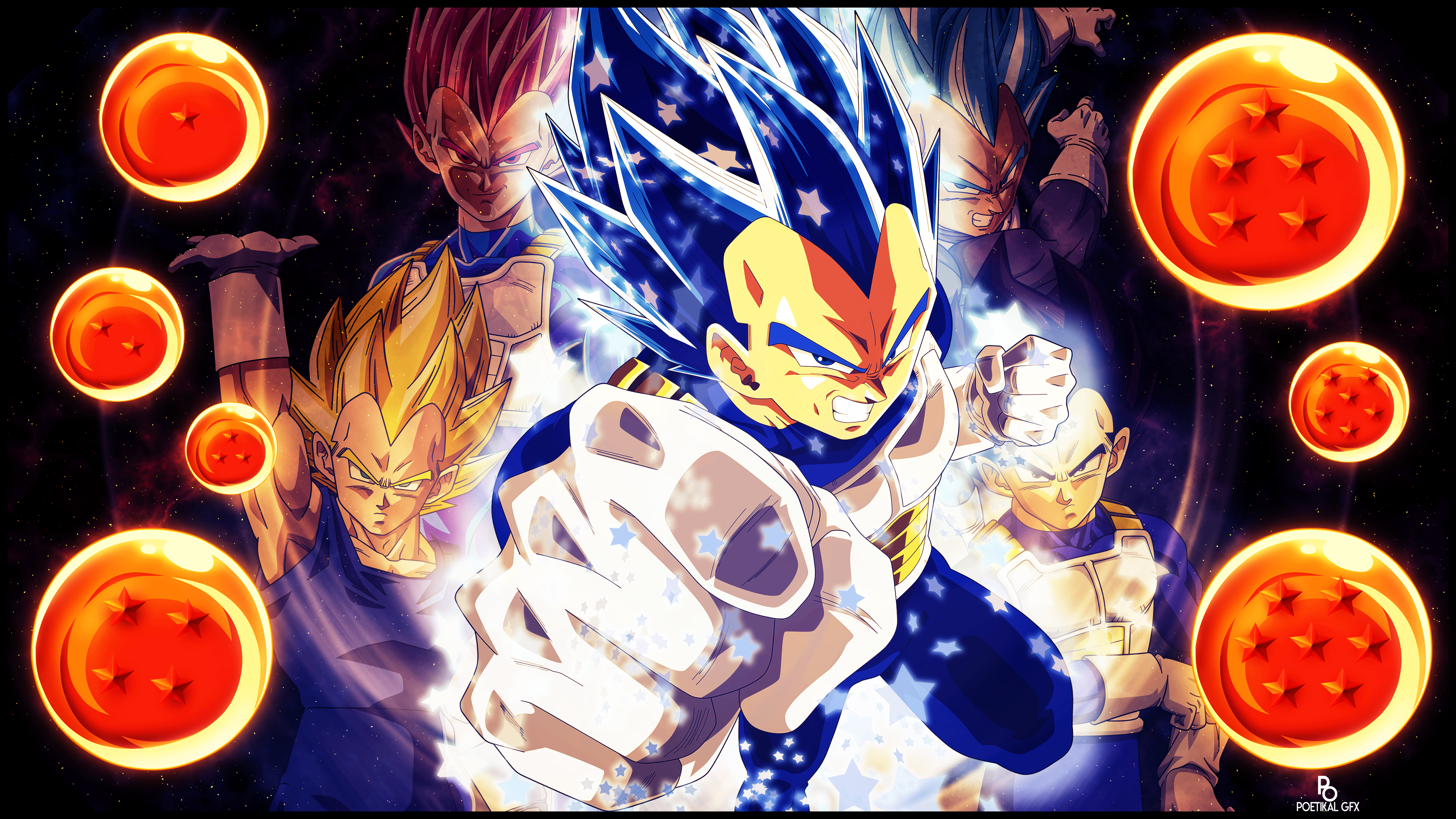 Vegita Dragon Ball Ssj Full Pawer Wallpapers