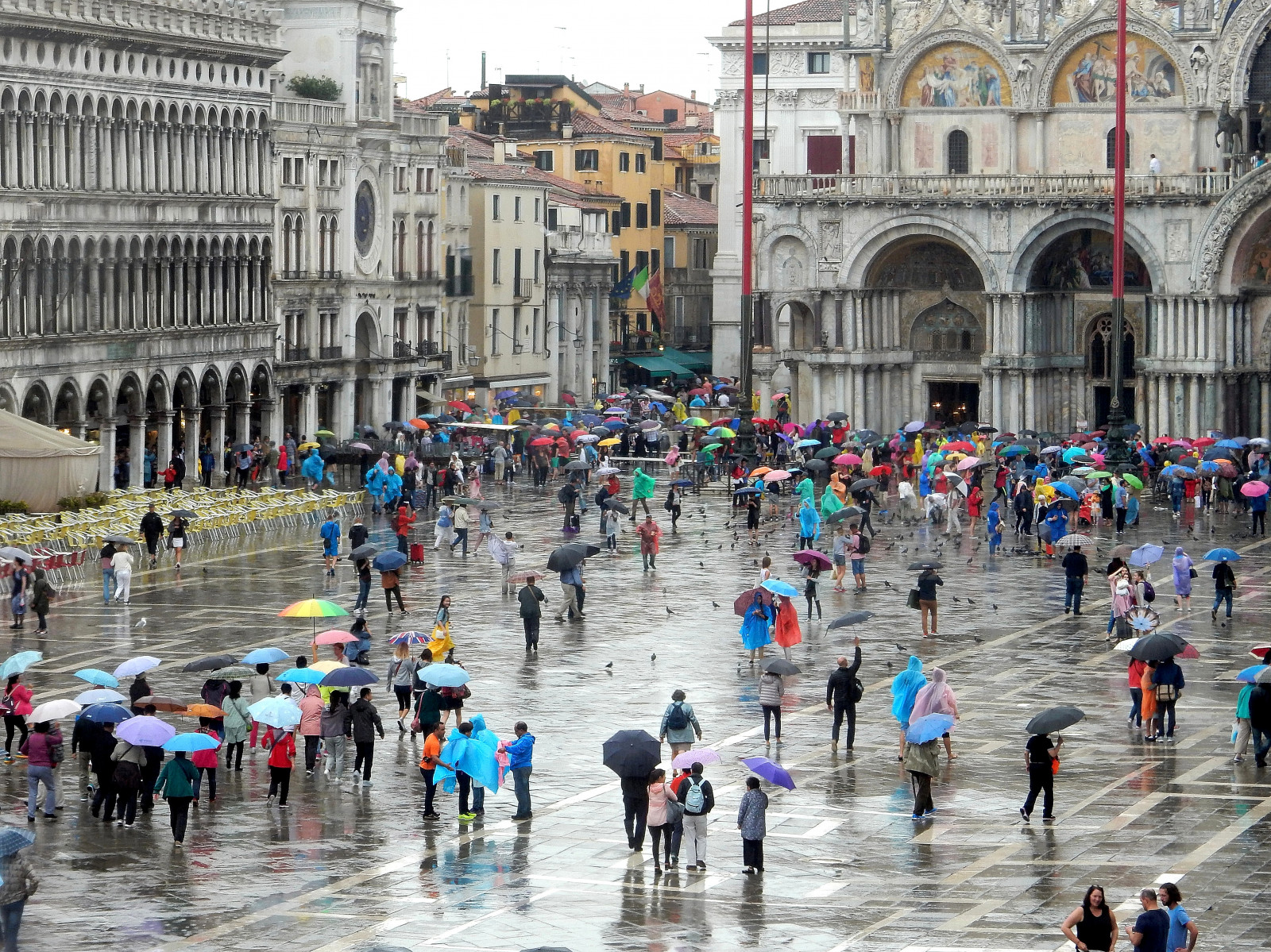 Venice In Rain Italy Wallpapers