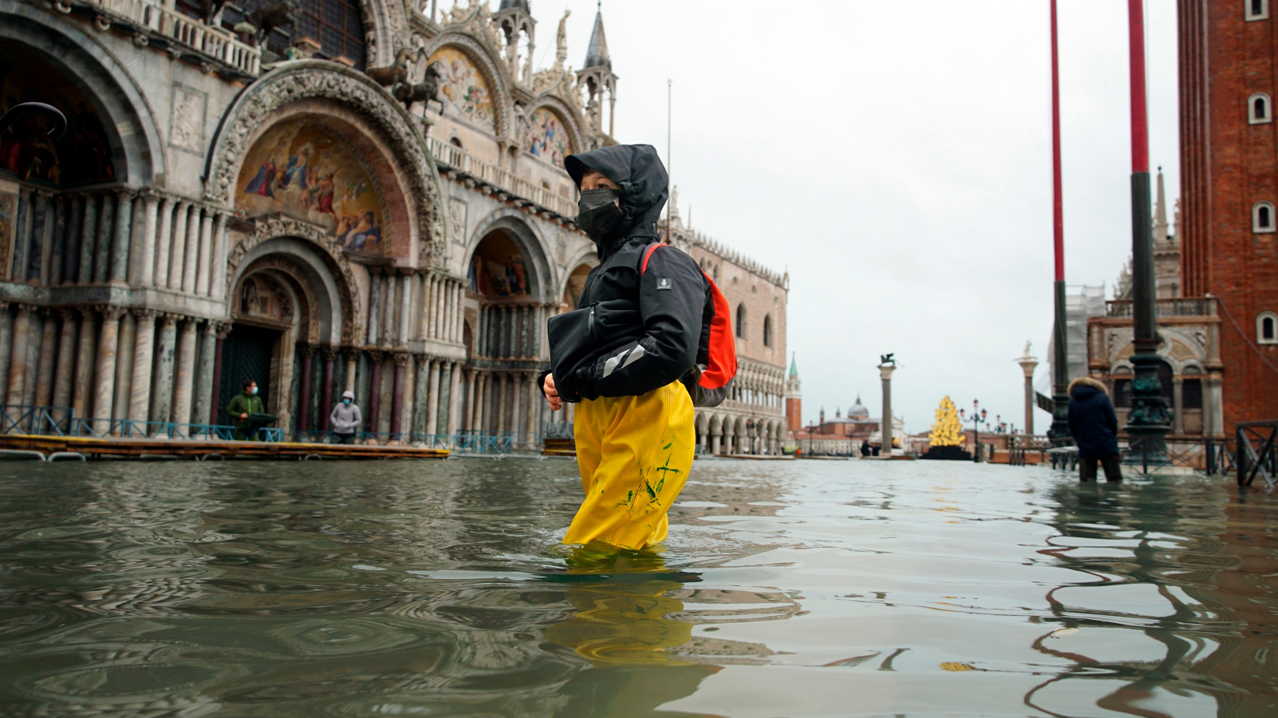 Venice In Rain Italy Wallpapers