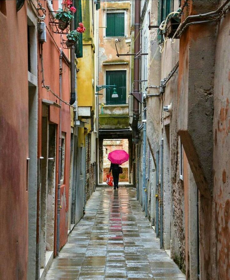 Venice In Rain Italy Wallpapers