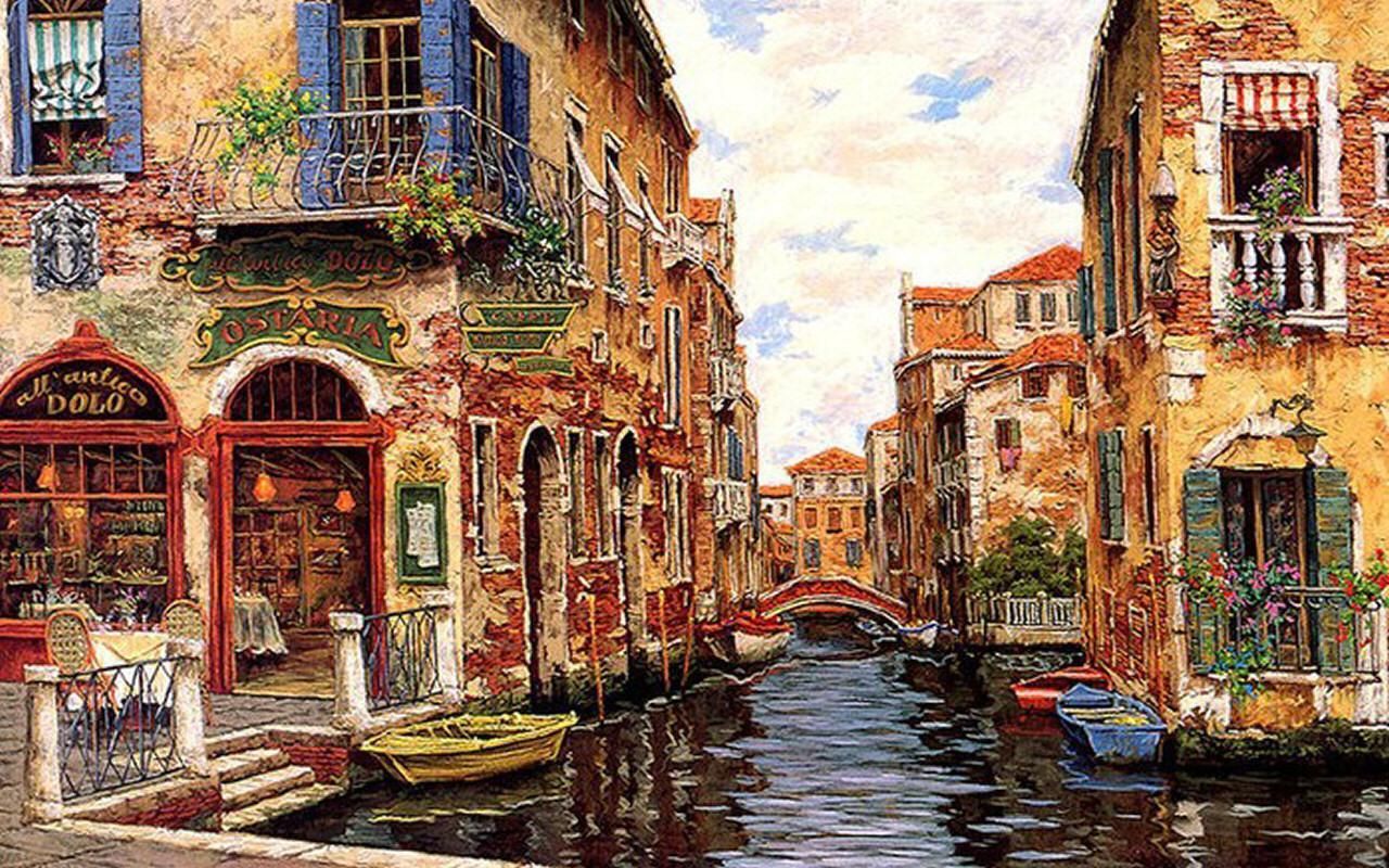 Venice Painting Wallpapers