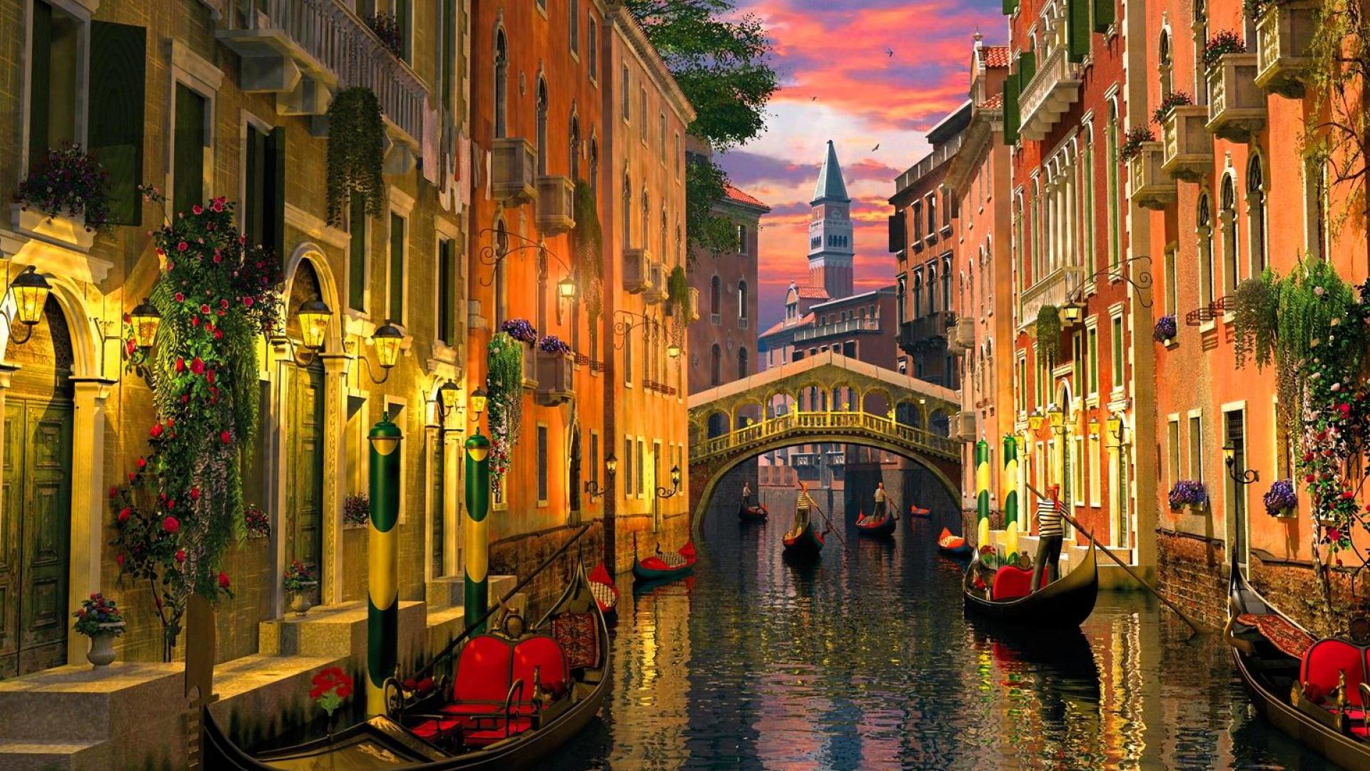 Venice Painting Wallpapers