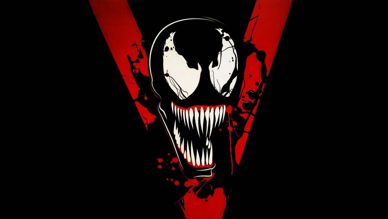 Venom 5K Logo Wallpapers