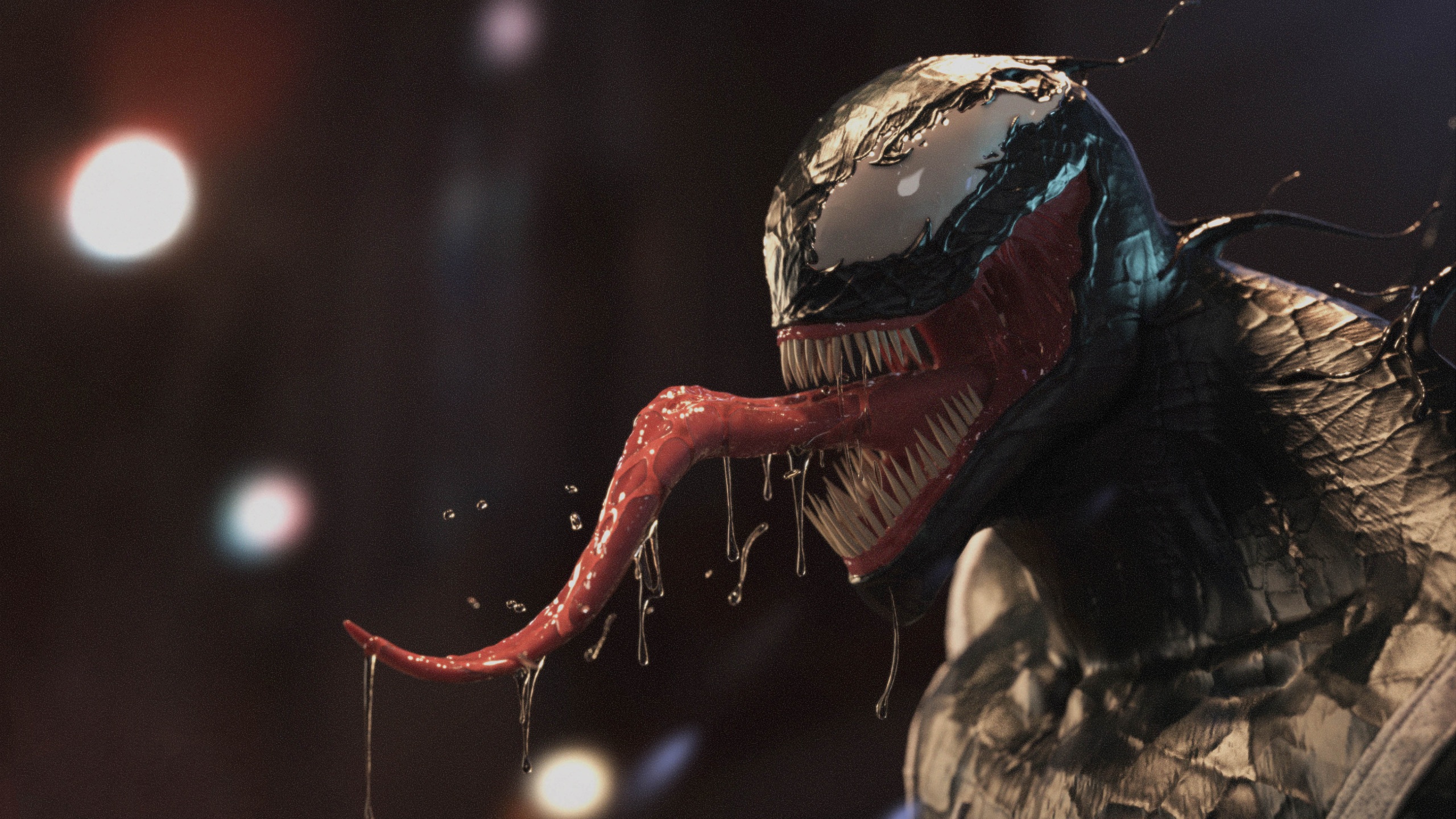 Venom 5K Logo Wallpapers