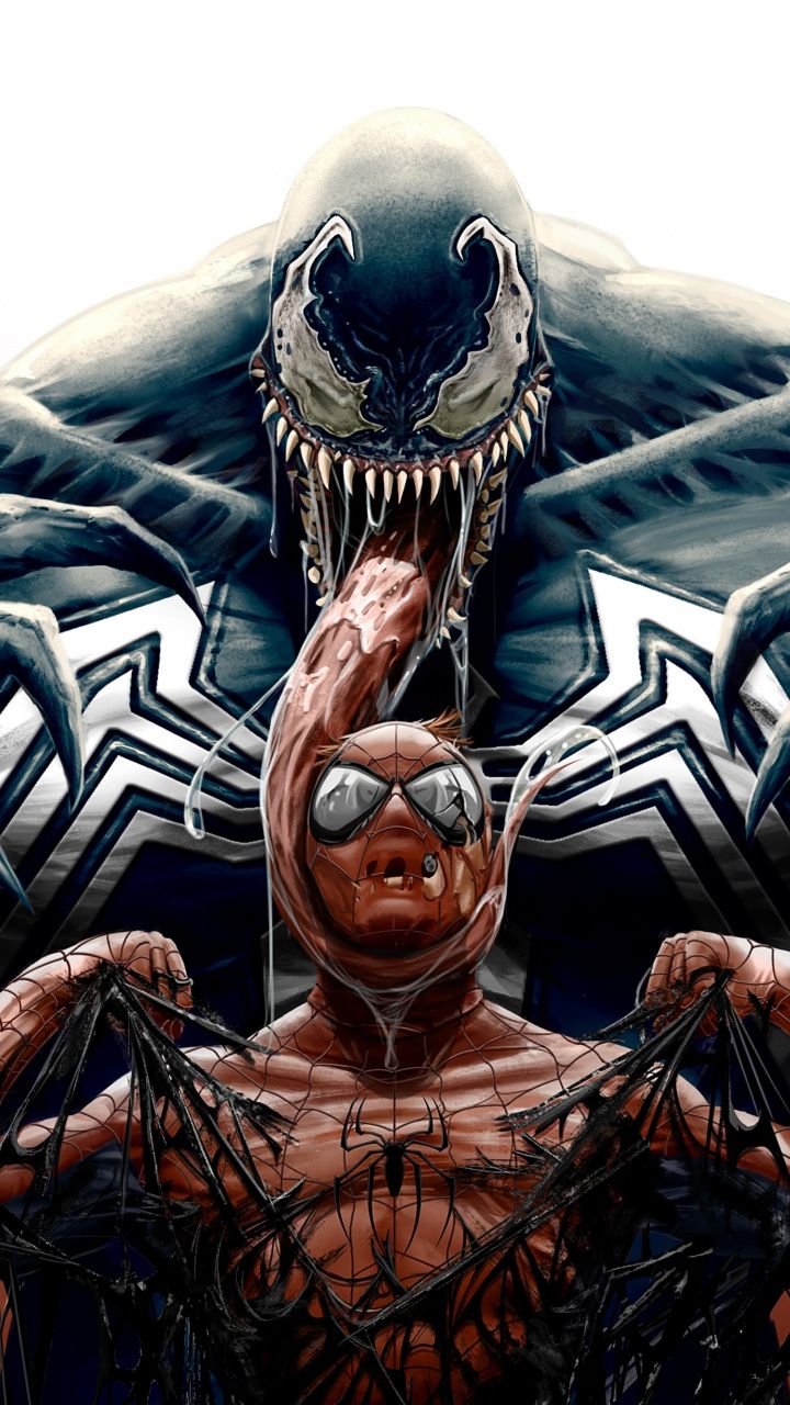 Venom Comic Cartoon Art Wallpapers