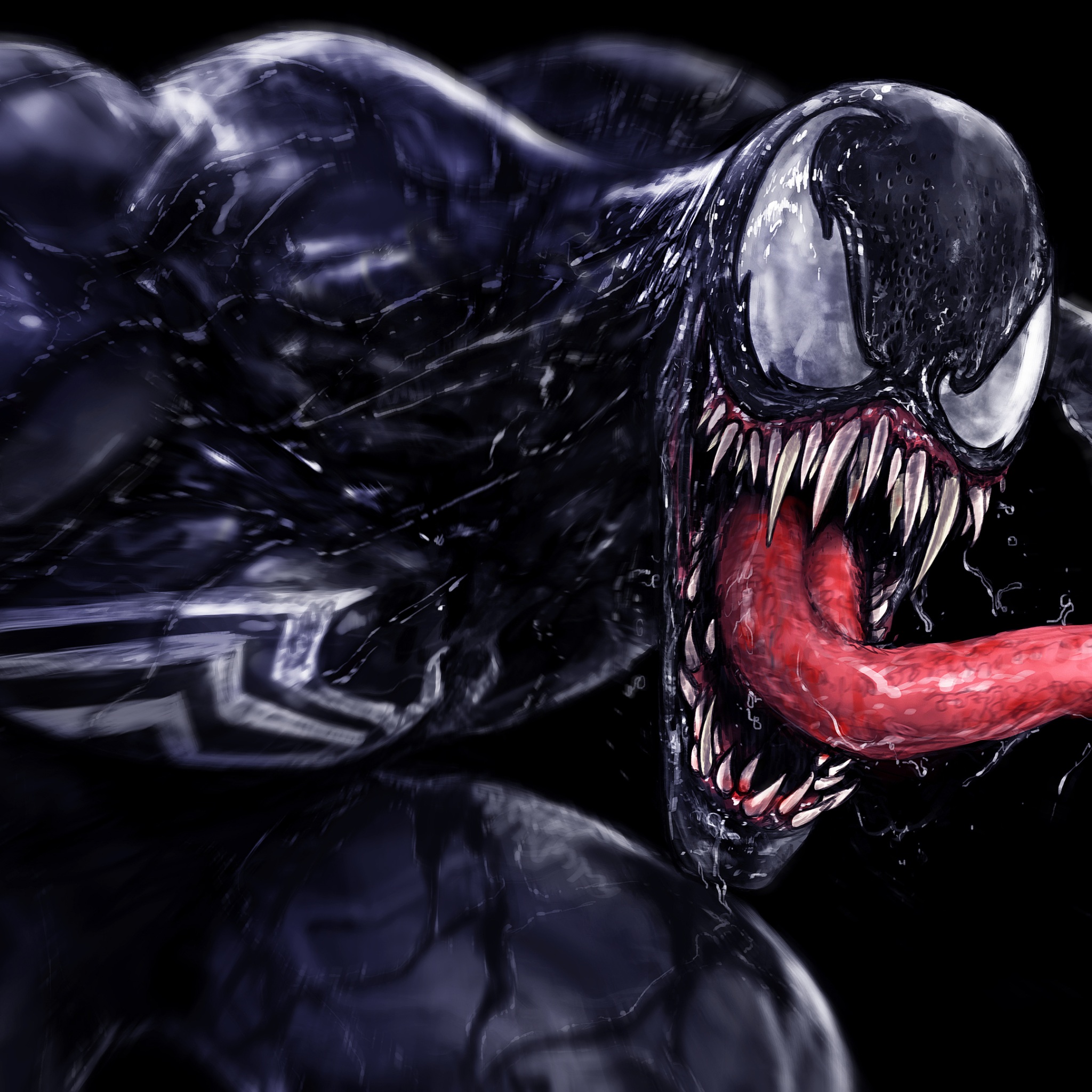 Venom Comic Cartoon Art Wallpapers