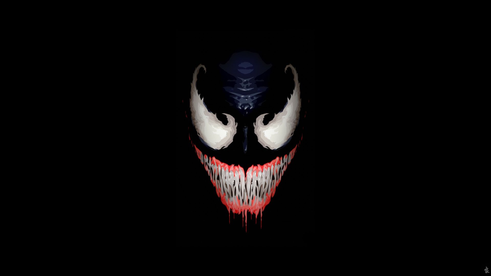 Venom Minimal Artwork Wallpapers