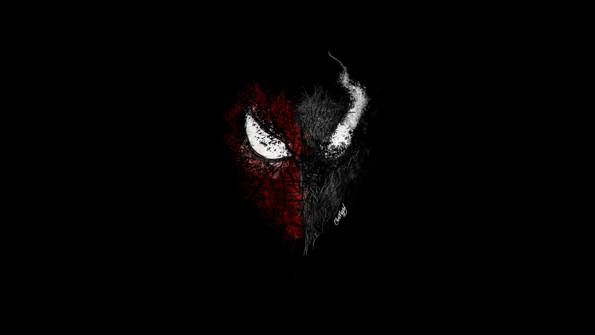 Venom Minimal Artwork Wallpapers