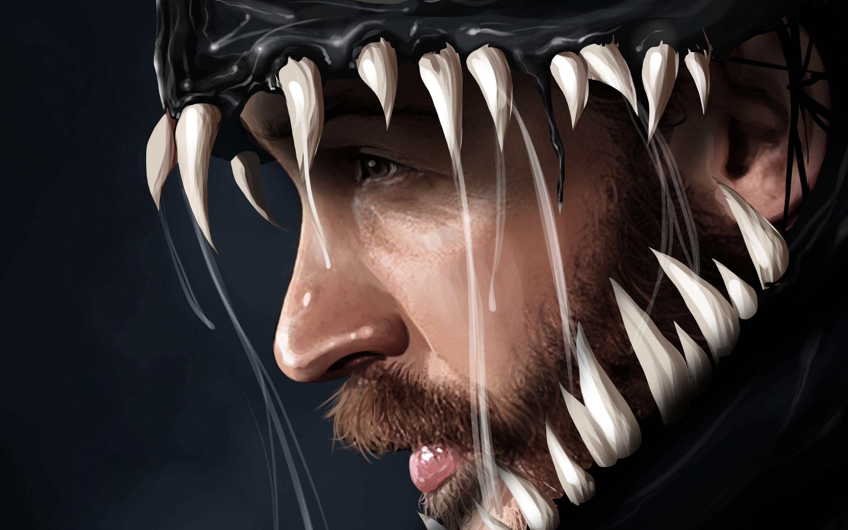 Venom Movie Tom Hardy Illustration Wallpapers