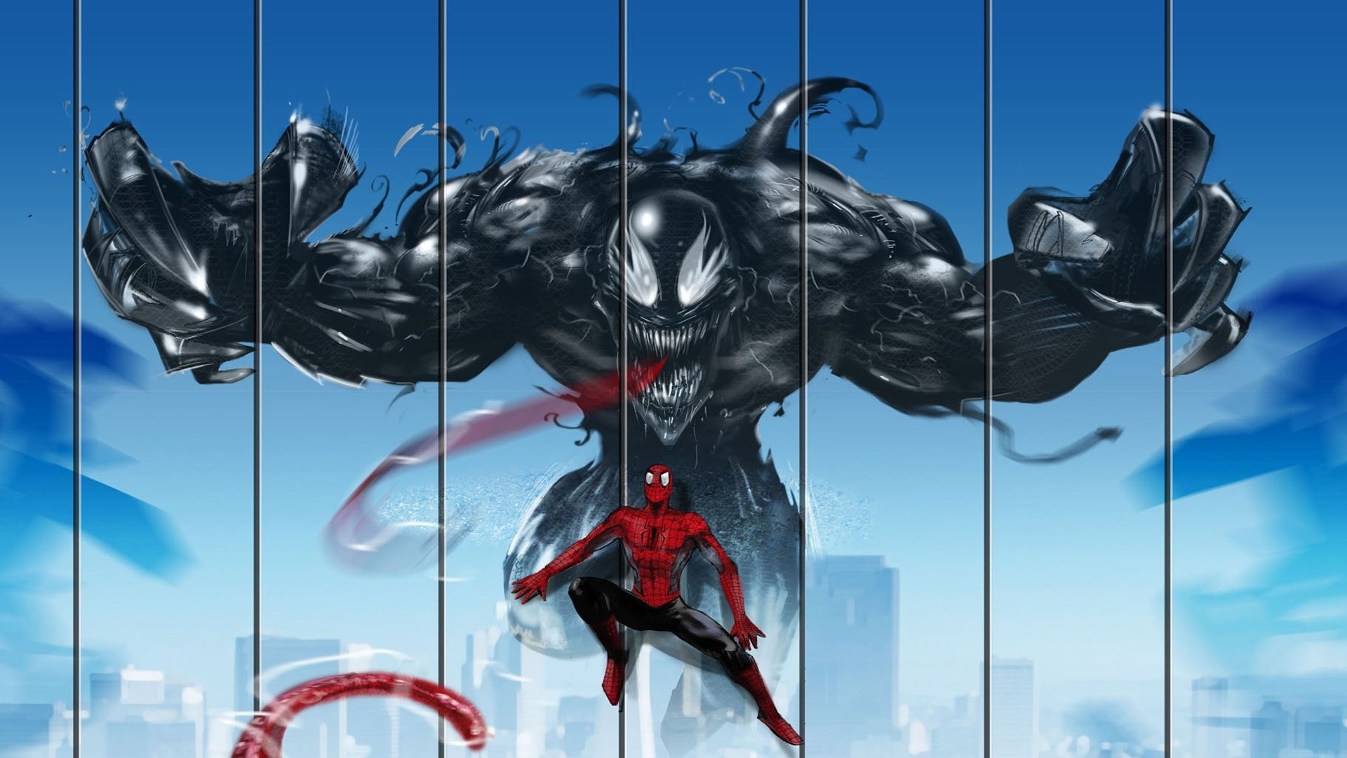 Venom Vs Spiderman Wallpapers