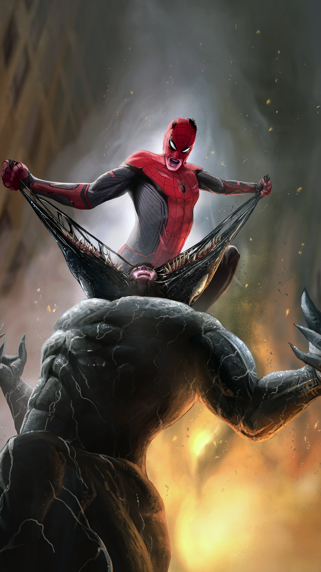 Venom Vs Spiderman Wallpapers