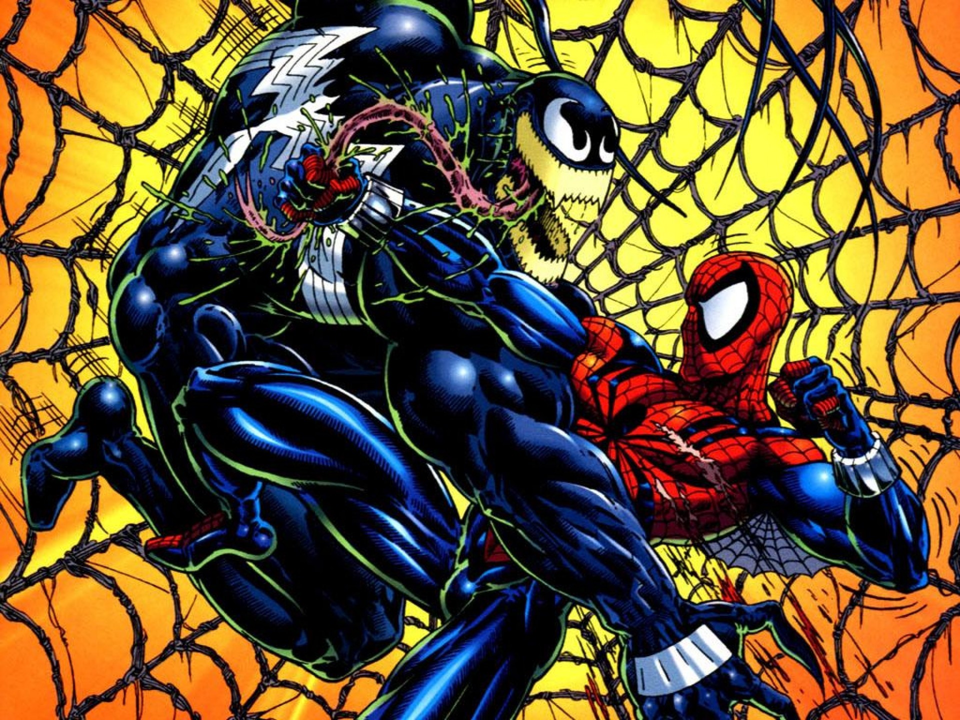 Venom Vs Spiderman Wallpapers