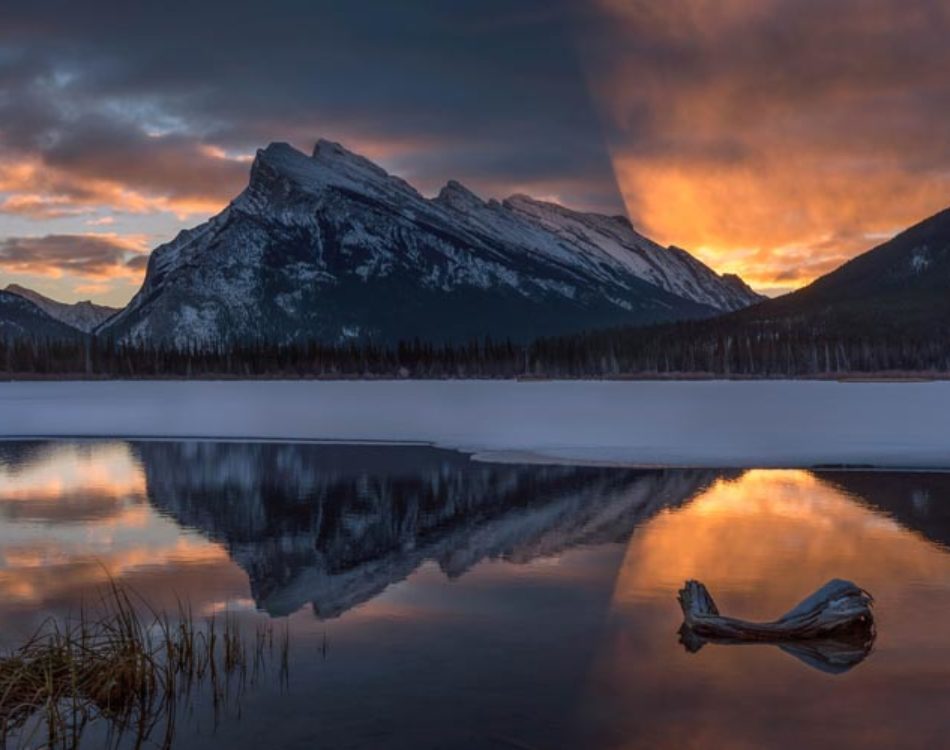 Vermillion Lakes Mount Rundle In Banff National Park Wallpapers