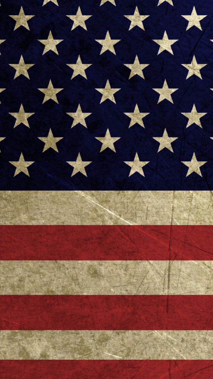 Vertical American Flag Background