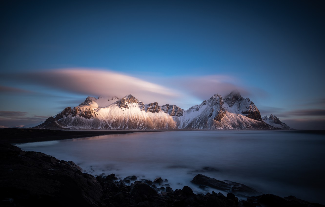 Vestrahorn 4K Ocean Wallpapers