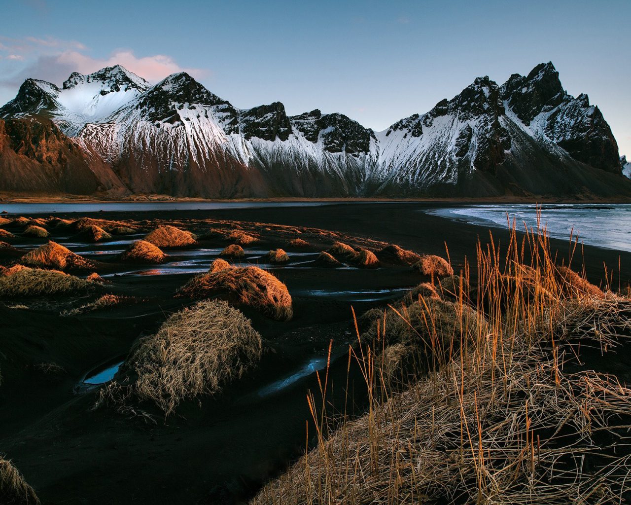 Vestrahorn Mountain 4K Wallpapers