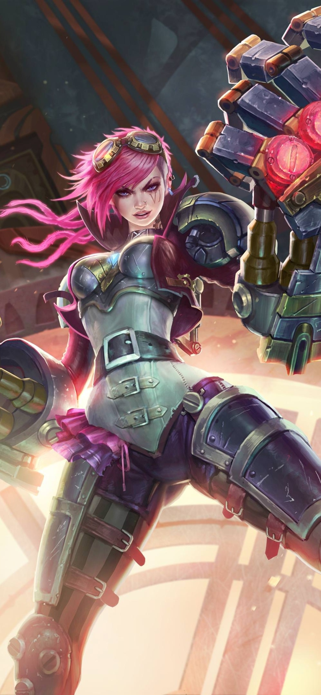 VI League Of Legends Digital Wallpapers