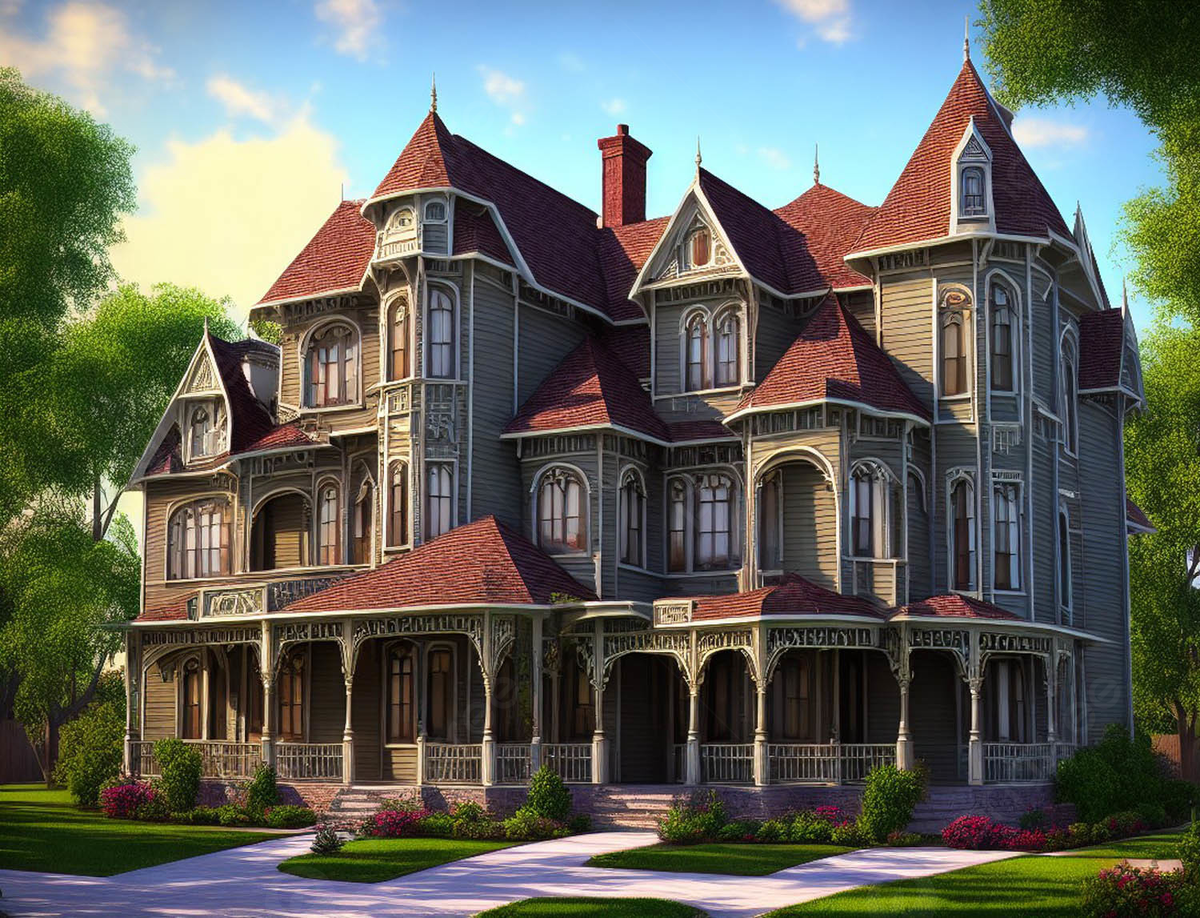 Victorian House Background