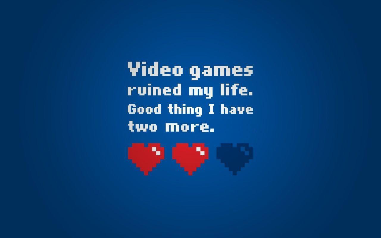 Video Game Quotes Wallpapers