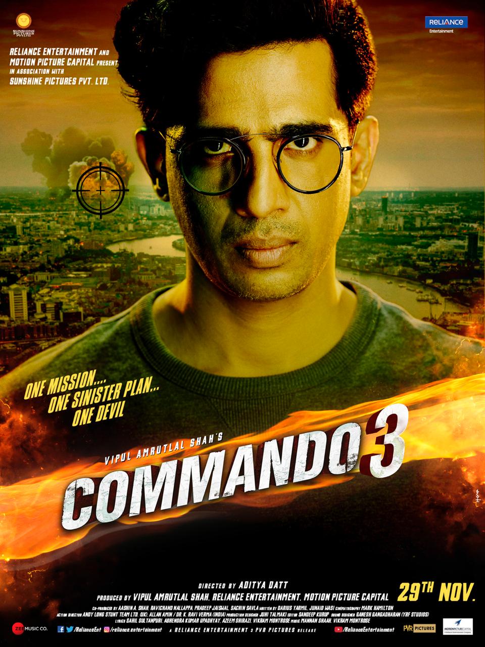 Vidyut Jamwal Commando 3 Wallpapers