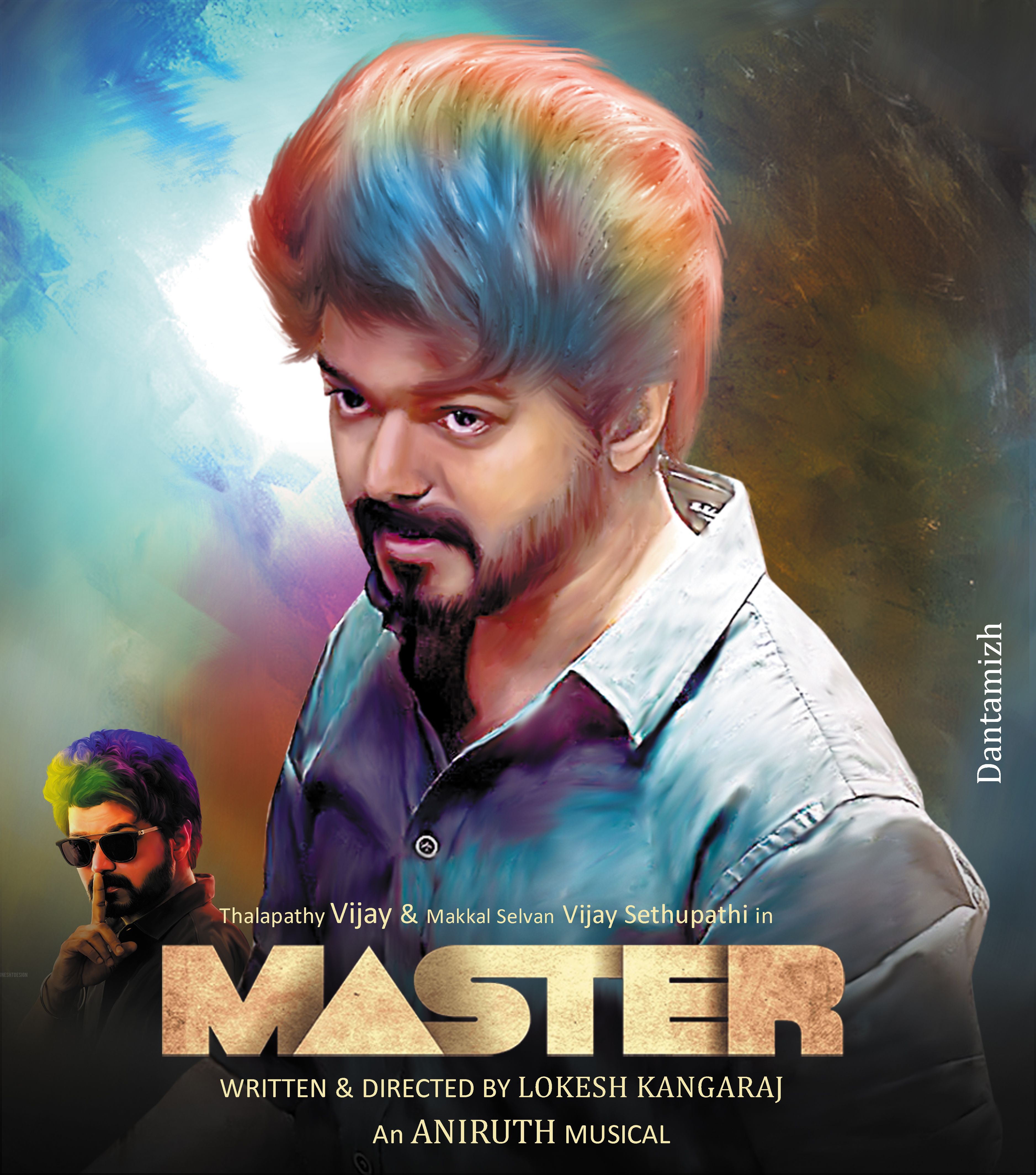 Vijay Master Movie Poster Wallpapers