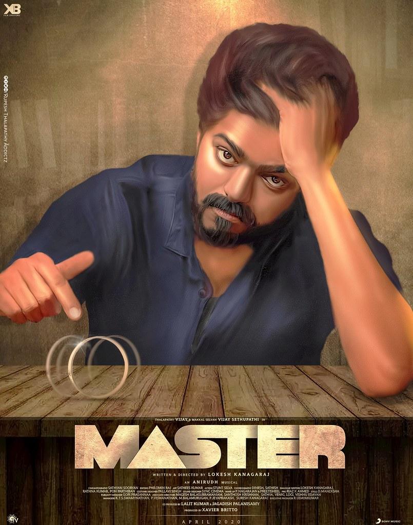 Vijay Master Movie Poster Wallpapers