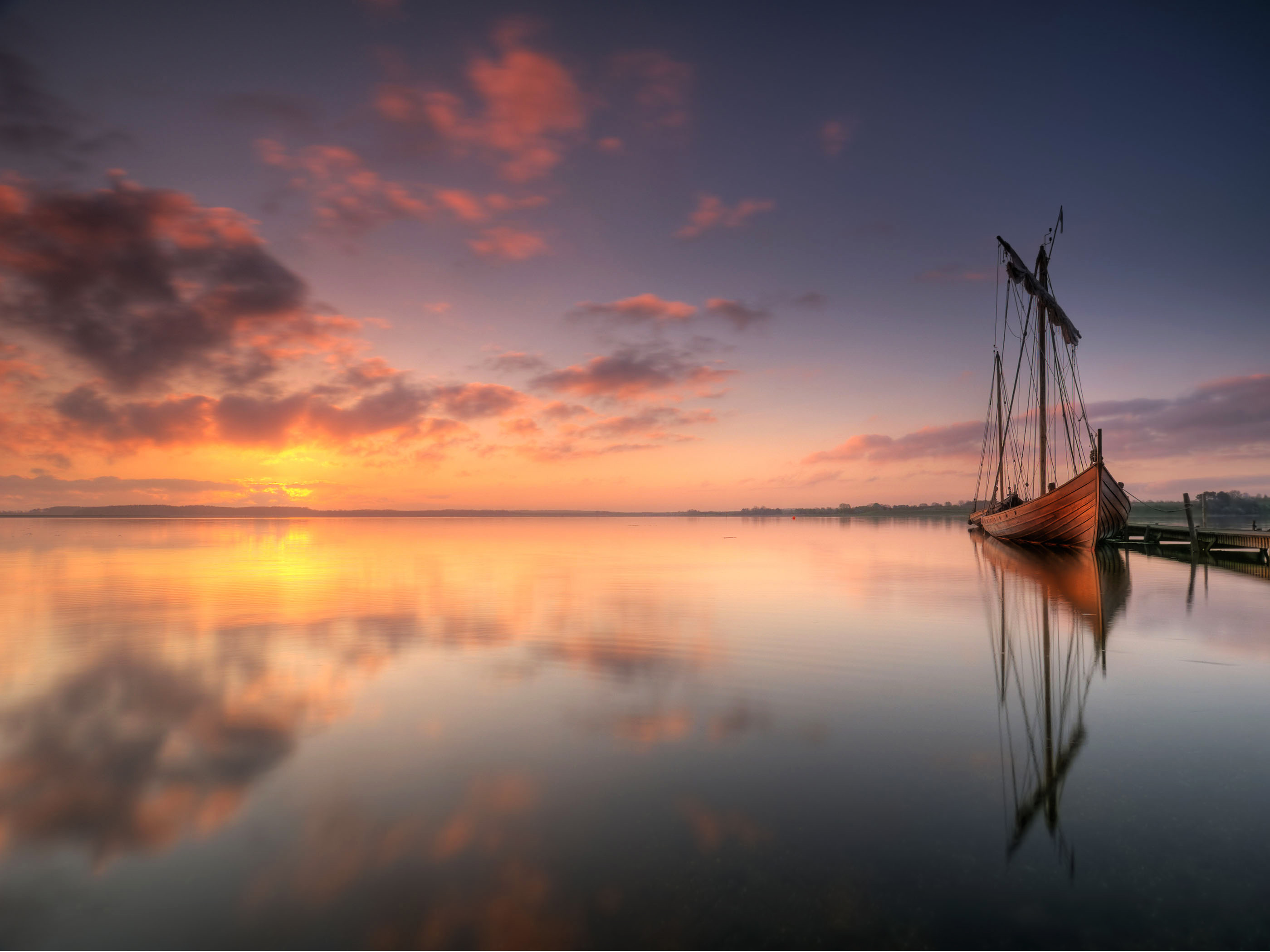 Viking Ship Background