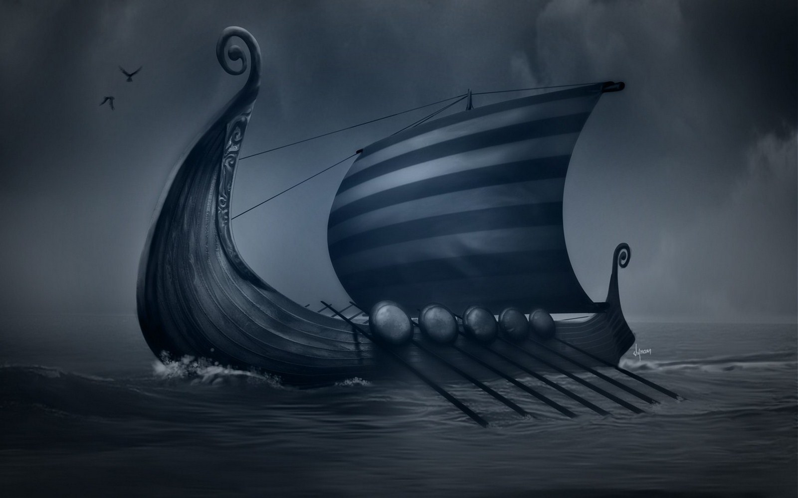 Viking Ship Wallpapers