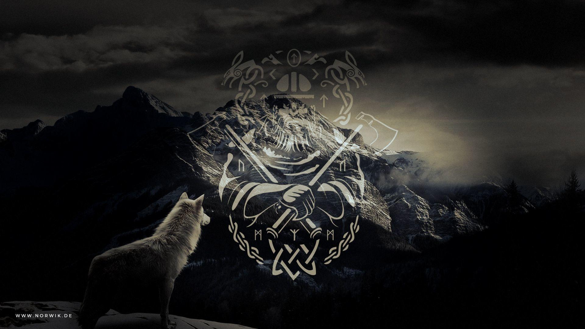 Viking Wolf Wallpapers