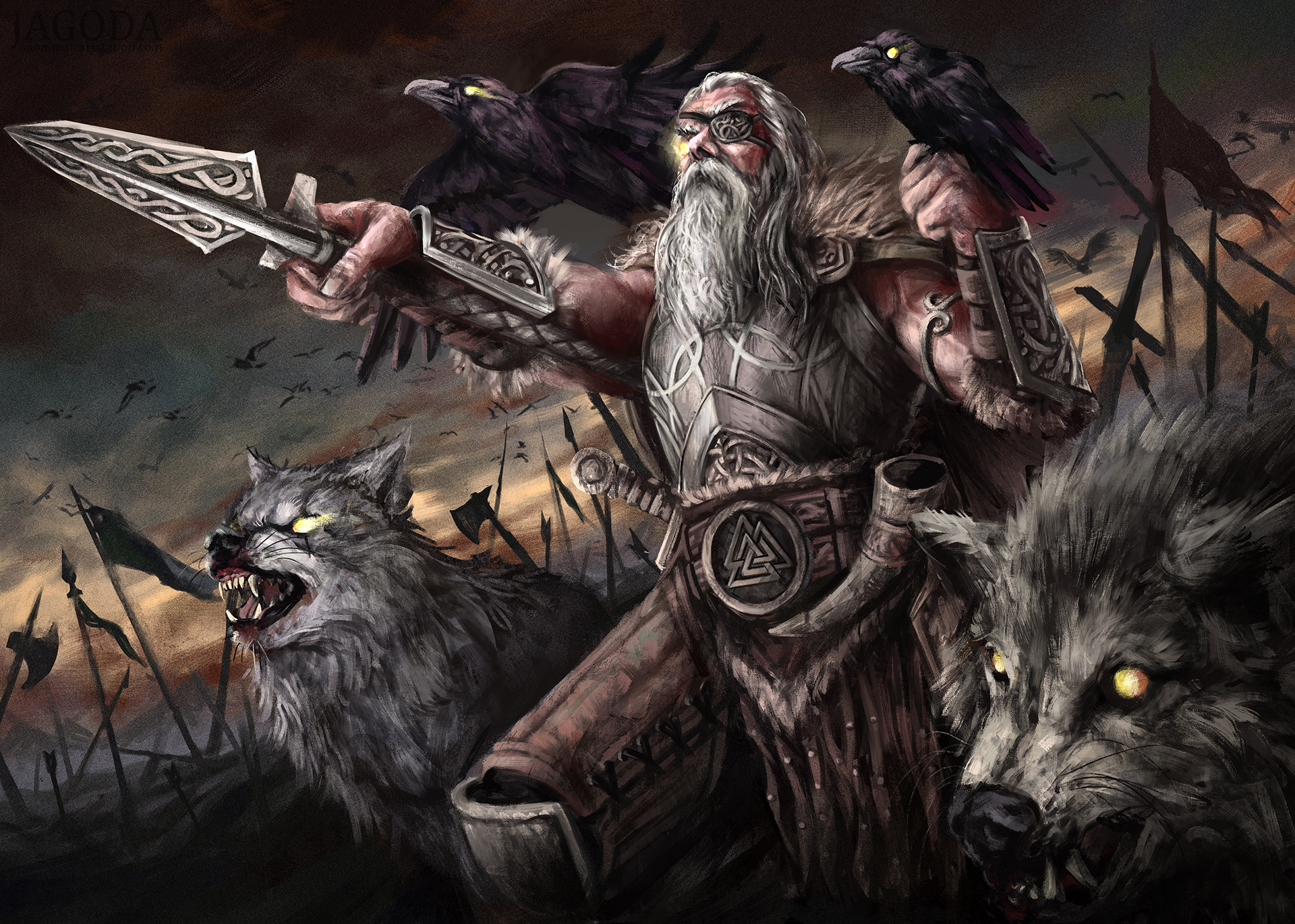 Viking Wolf Wallpapers