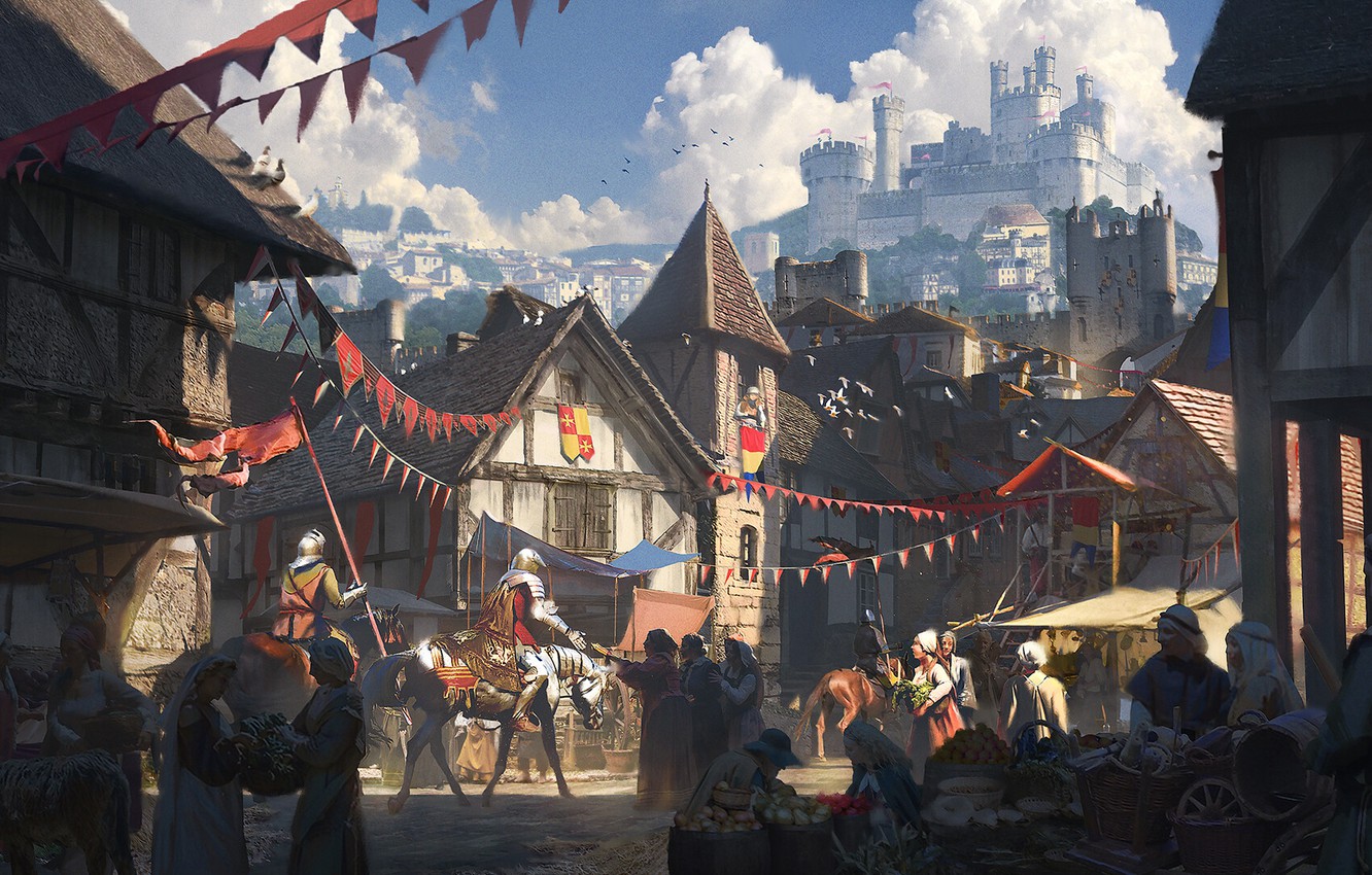 Village Fantasy Art Wallpapers