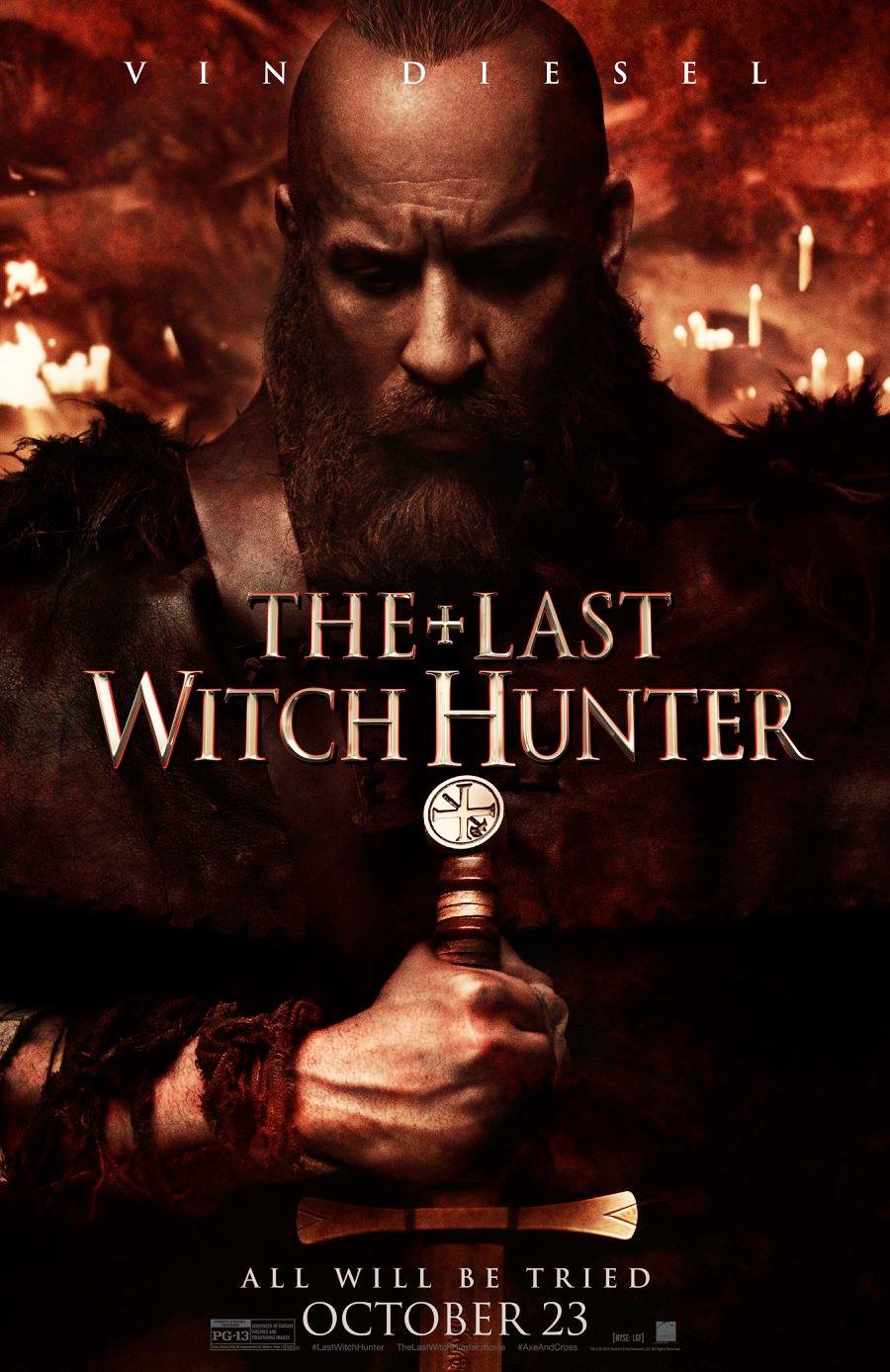 Vin Diesel As Kaulder The Last Witch Hunter Wallpapers