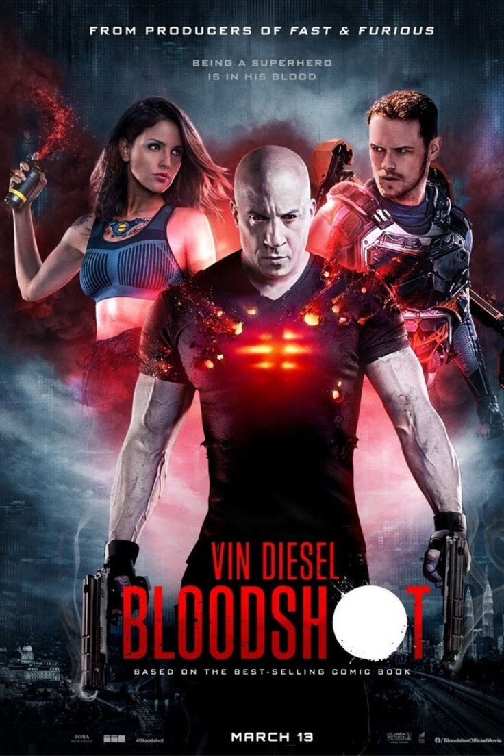 Vin Diesel As Ray Garrison In Bloodshot Wallpapers