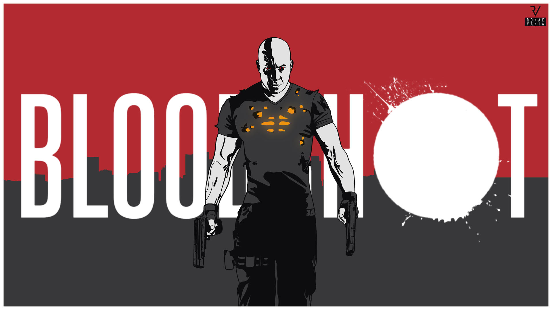 Vin Diesel Bloodshot 4K Wallpapers