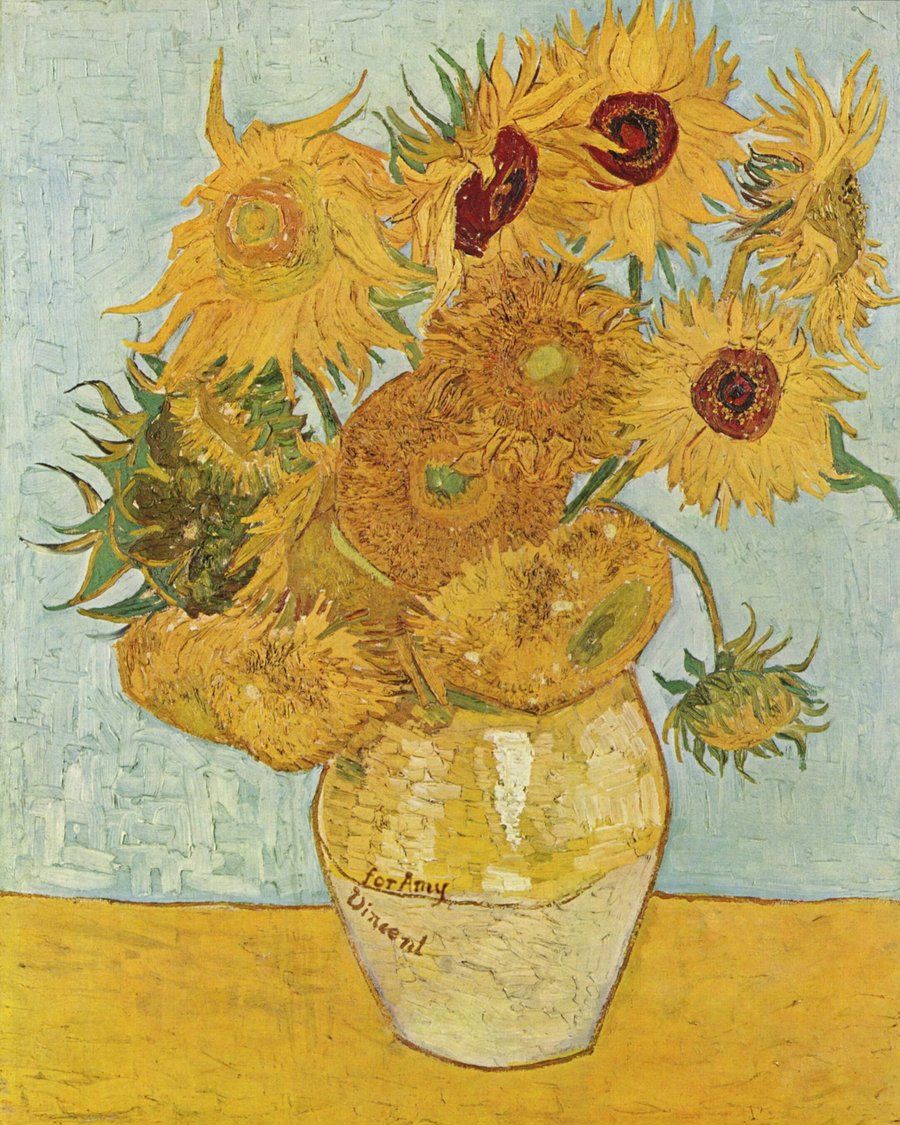 Vincent Van Gogh Sunflowers Amy Wallpapers