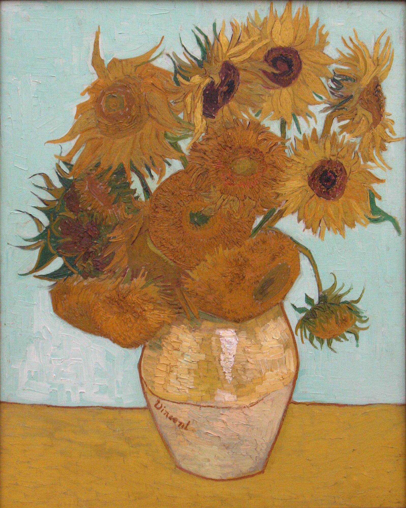 Vincent Van Gogh Sunflowers Amy Wallpapers