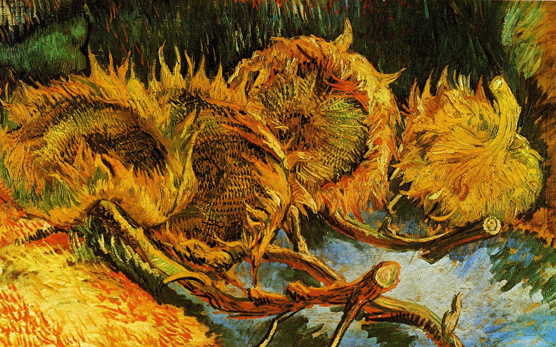 Vincent Van Gogh Sunflowers Amy Wallpapers