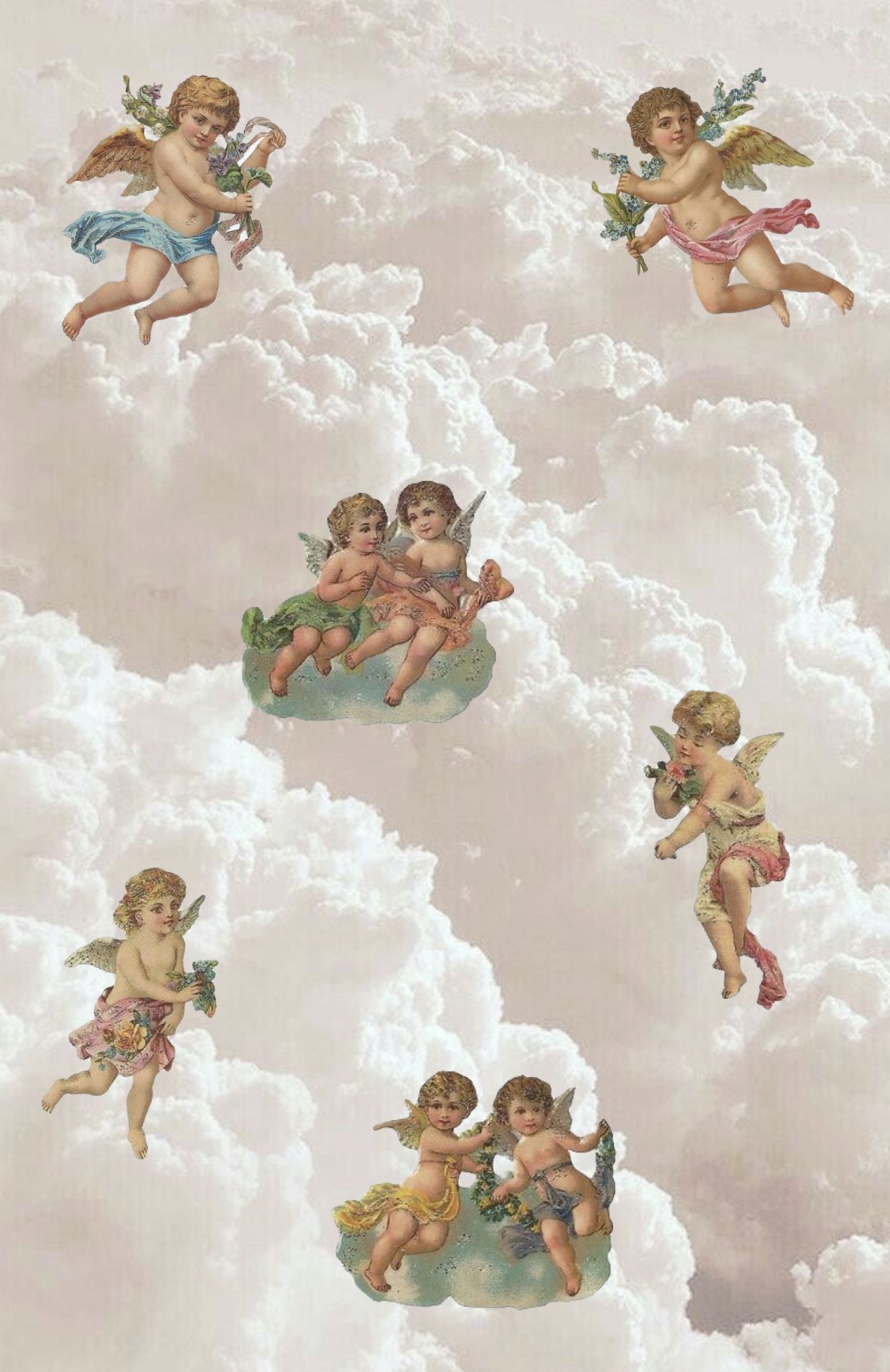 Vintage Angel Aesthetic Wallpapers