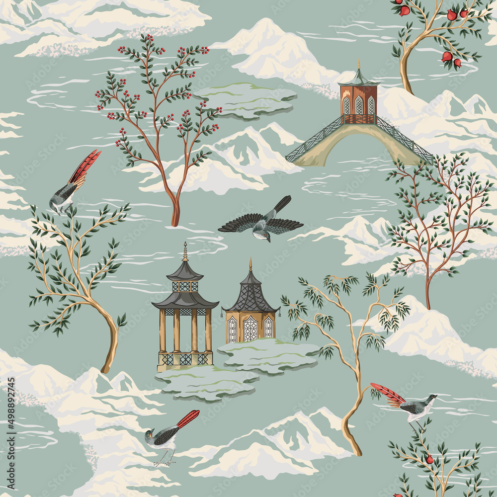 Vintage Asian Wallpapers