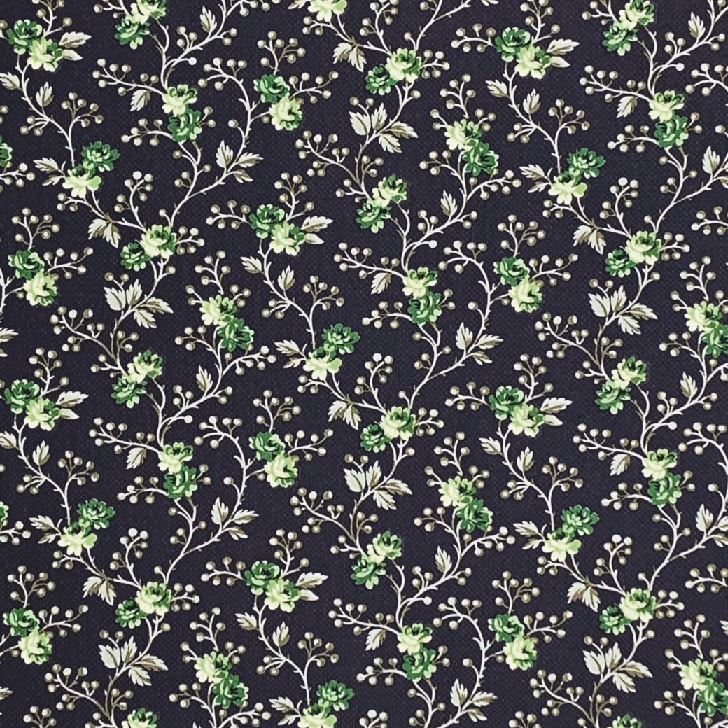 Vintage Black Floral Wallpapers