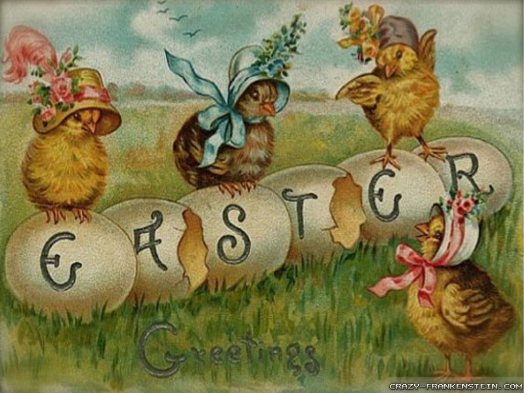 Vintage Easter Wallpapers