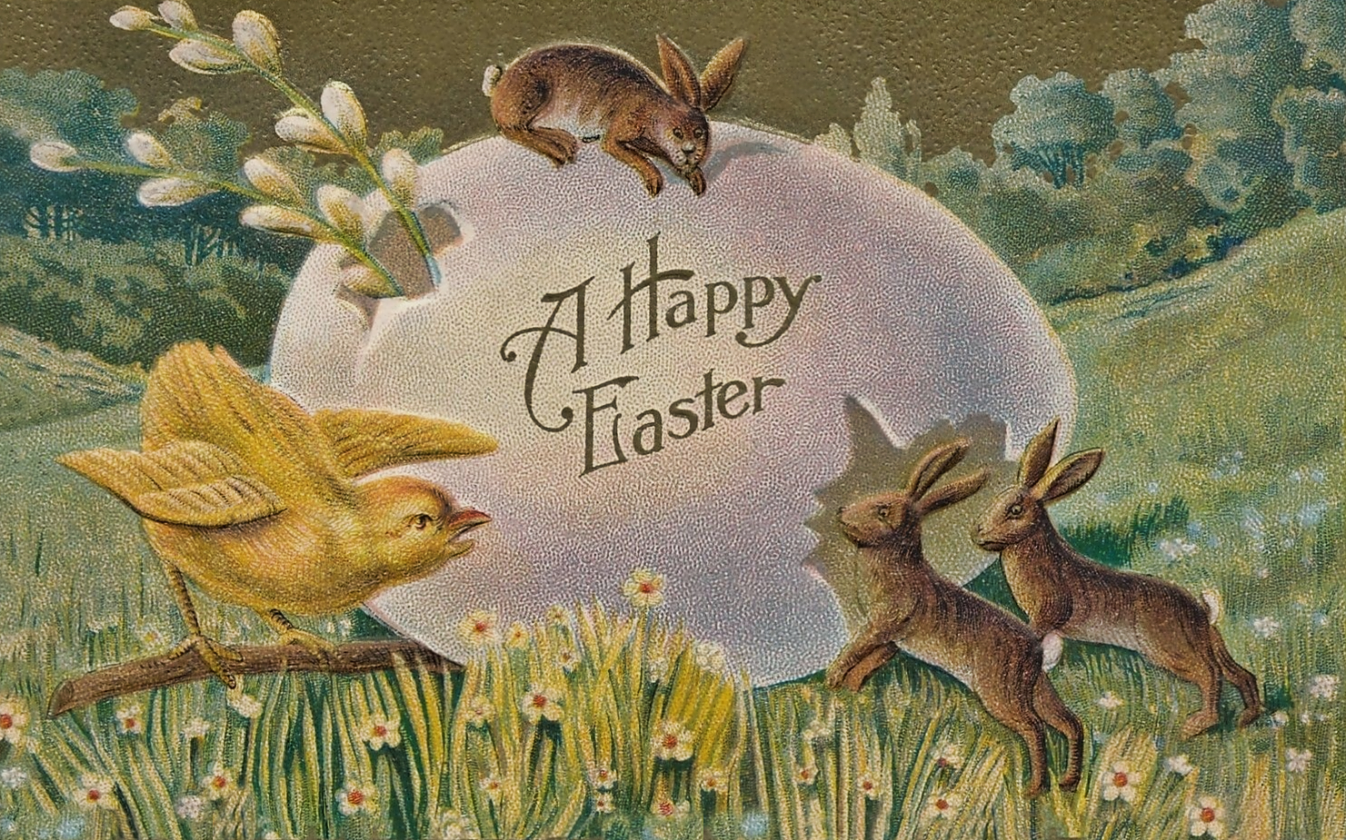 Vintage Easter Wallpapers