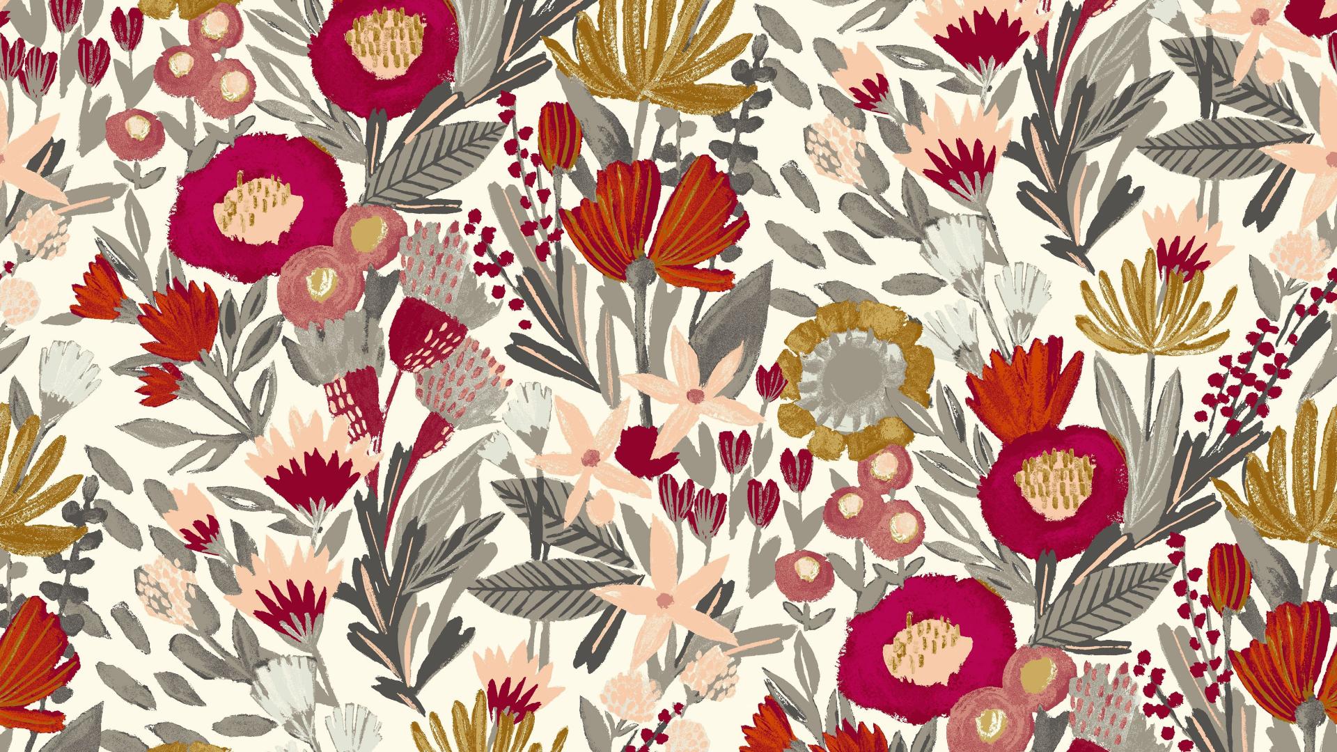 Vintage Floral Wallpapers