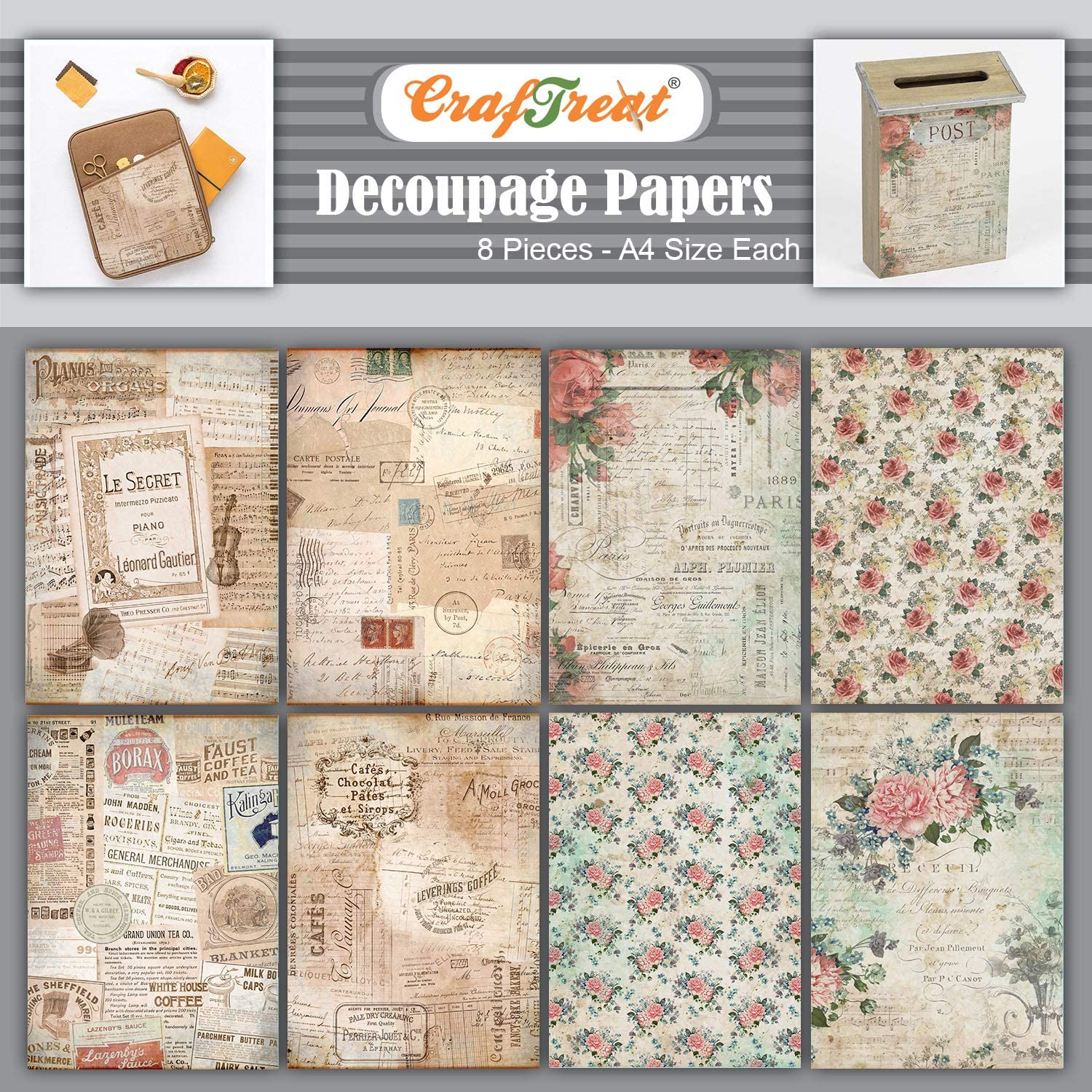 Vintage French Background